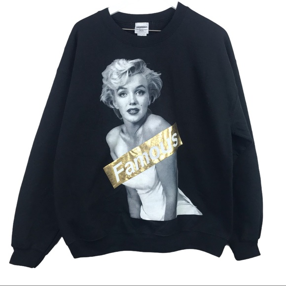 Forever 21 Tops - Marilyn Monroe Famous Graphic Crewneck Sweatshirt